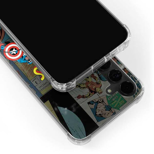 Marvel Classic Comics Avengers Assemble Galaxy S24 Plus Clear Case